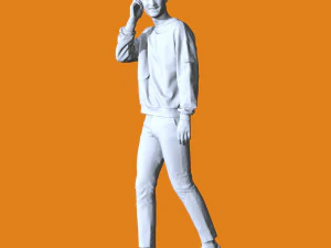 Miniature Pose People 46 3D Print Model