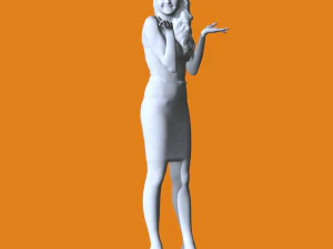 Pessoas em pose em miniatura 47 Modelo de Impressão 3D