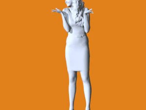 Miniature Pose People 47 3D Print Model