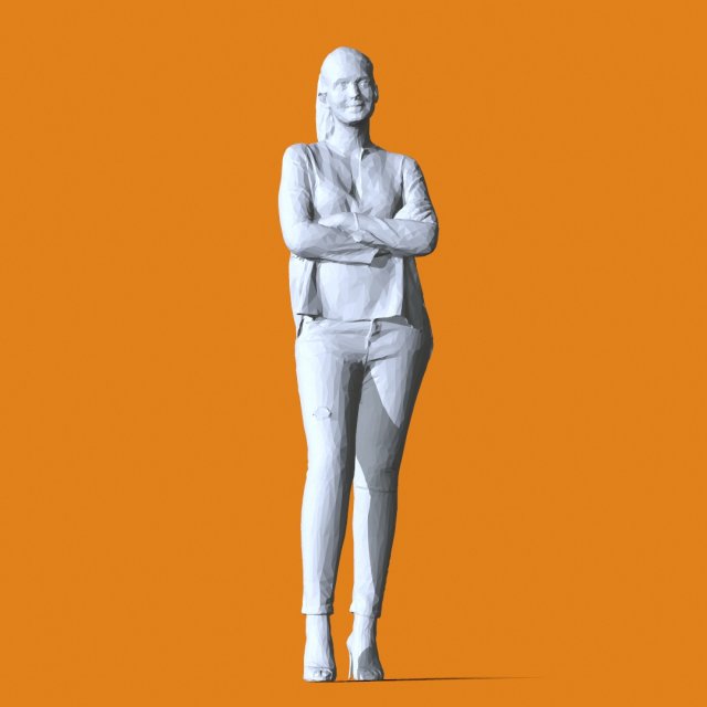 Miniature Pose People 48 3D Принт Модель .c4d .max .obj .3ds .fbx .stl .blend 