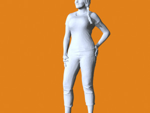 Miniature Pose People 50 3D Print Model