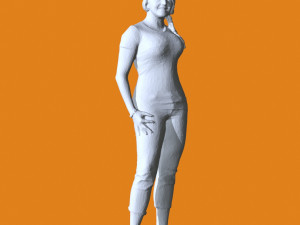 Miniature Pose People 50 3D Print Model