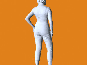 Miniature Pose People 50 3D Print Model