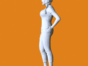 Miniature Pose People 50 3D Print Model