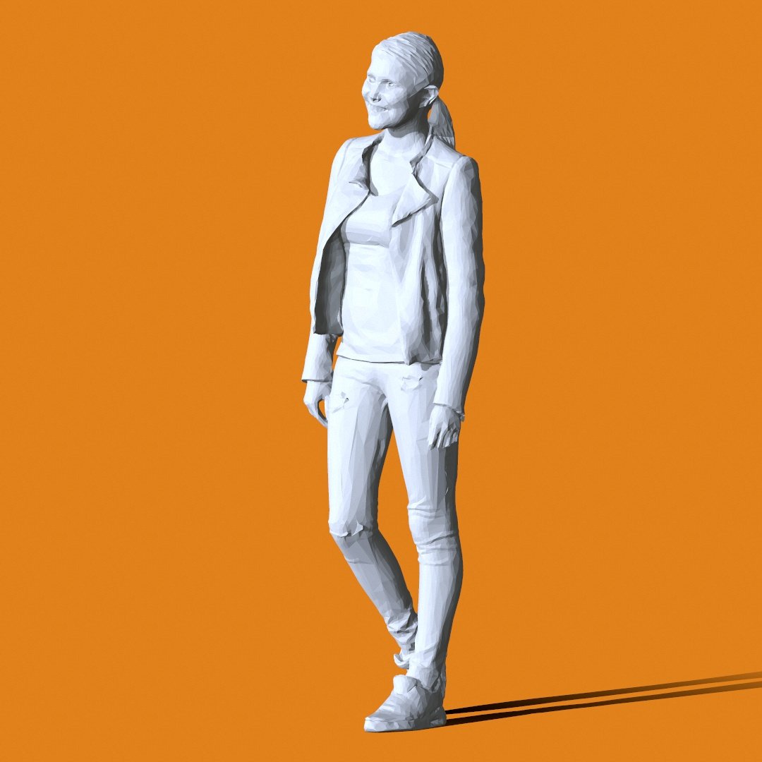 Futuristic girl posing 3D Model $22 - .fbx .obj - Free3D