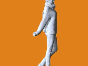 Miniature Pose People 54 3D Print Model