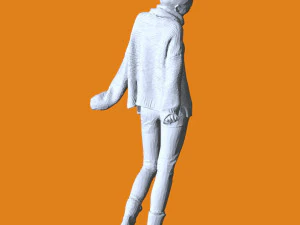 Miniature Pose People 54 3D Print Model