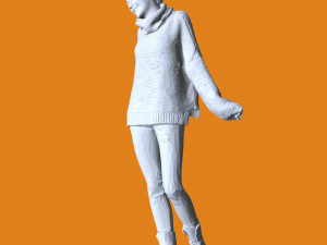 Miniature Pose People 54 Model Cetak 3D