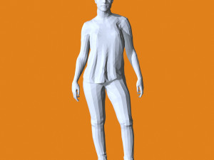 Miniature Pose People 55 3D 打印模型