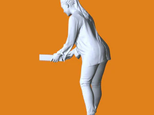 Miniature Pose People 57 3D Print Model