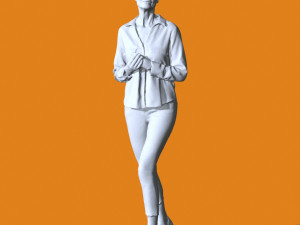 Miniature Pose People 59 3Dプリントモデル