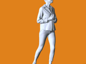 Miniature Pose People 59 3D Print Model