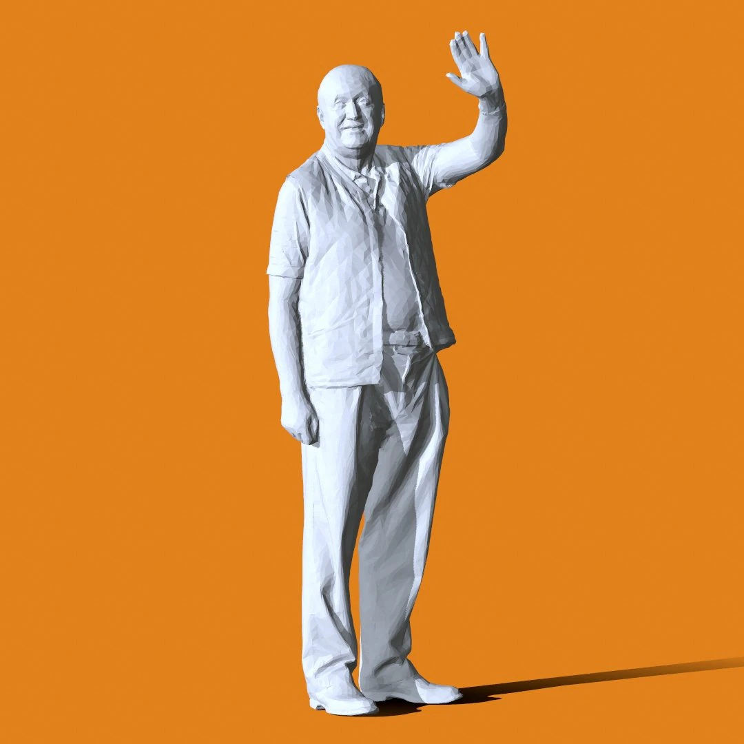 Miniature Pose People 60 3D Print Model .c4d .max .obj .3ds .fbx .stl .blend