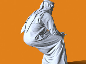 Miniature Pose People 64 3Dプリントモデル