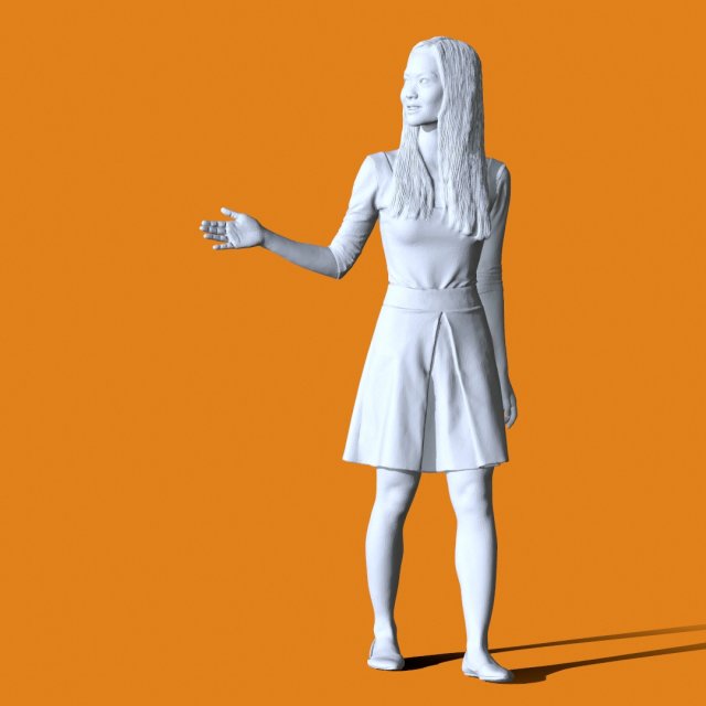 Miniature Pose People 67 3D Принт Модель .c4d .max .obj .3ds .fbx .stl .blend 
