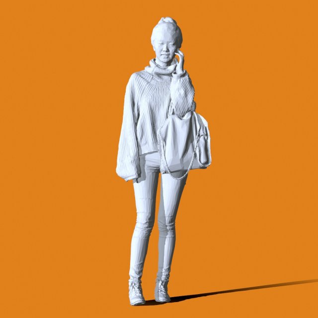 Miniature Pose People 70 3Dプリントモデル .c4d .max .obj .3ds .fbx .stl .blend 