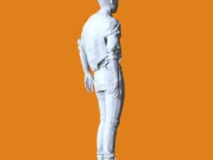 Miniature Pose People 72 3D Print Model