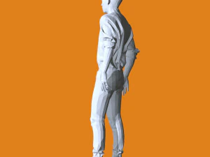 Miniature Pose People 72 3D Print Model
