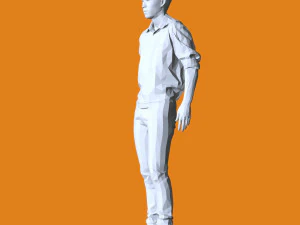 Miniature Pose People 72 3D Print Model