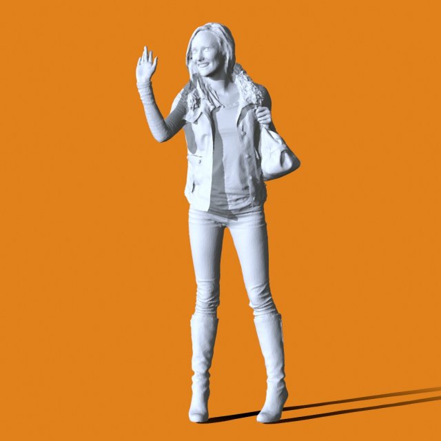 Miniature Pose People 74 Modelo de impresión 3D .c4d .max .obj .3ds .fbx .stl .blend 