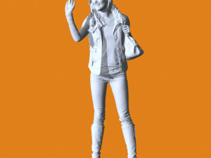 Miniature Pose People 74 3Dプリントモデル