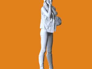 Miniature Pose People 74 3D Print Model