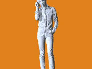 Miniatur Pose Orang 79 Model Cetak 3D