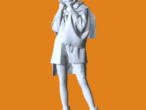 Miniaturowe pozowanie ludzi 80 Model do druku 3D