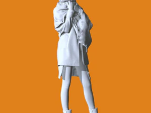 Miniature Pose People 80 3D Print Model