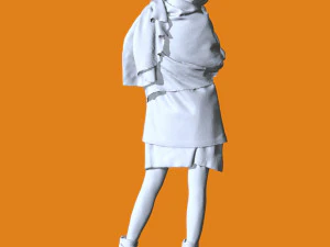 Miniature Pose People 80 3D Print Model