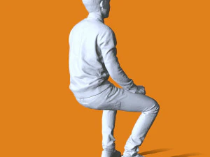 Miniature Pose People 81 3D Print Model