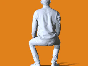 Miniature Pose People 81 3D Print Model