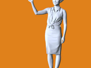 미니어처 포즈 사람들 85 3D 프린트 모델