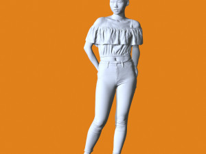 Miniature Pose People 86 3D Print Model