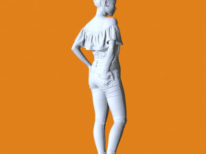 Miniature Pose People 86 3D Print Model