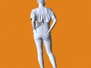 Miniature Pose People 86 3D Print Model
