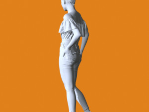 Miniature Pose People 86 3D Print Model