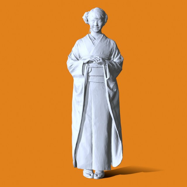 Miniature Pose People 88 3D-printmodel .c4d .max .obj .3ds .fbx .stl .blend 