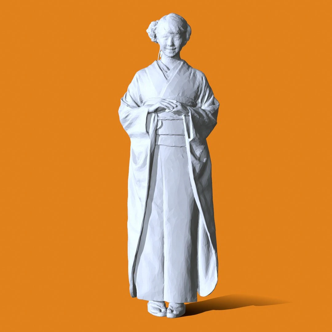 Miniature Pose People 88 3D Print Model .c4d .max .obj .3ds .fbx .stl .blend