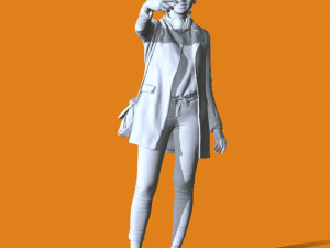 Miniature Pose People 89 Modelo de Impressão 3D