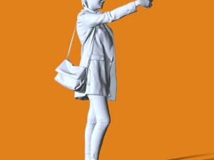 Miniature Pose People 89 3D Print Model