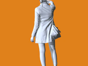 Miniature Pose People 89 3D Print Model