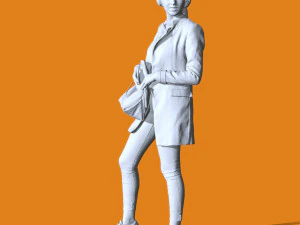 Pose em miniatura pessoas 90 Modelo de Impressão 3D