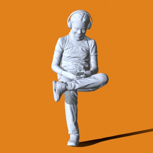 Miniature Pose People 92 Modelo de impresión 3D .c4d .max .obj .3ds .fbx .stl .blend 