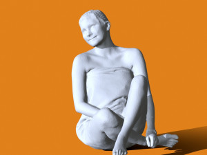 Miniature Pose People 94 3Dプリントモデル