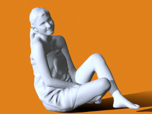 Miniature Pose People 94 3Dプリントモデル