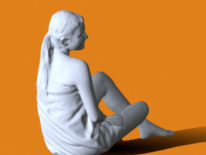 Miniature Pose People 94 3Dプリントモデル