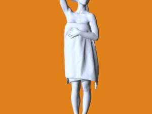 Miniature Pose People 96 3D Print Model