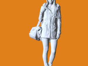 Pose em miniatura pessoas 100 Modelo de Impressão 3D