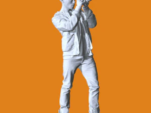 Miniature Pose People 103 3D Print Model
